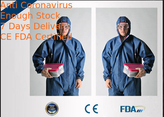 Polypropylene Disposable Protective Coveralls Air Permeable With Hood