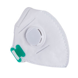 Ekshalasyon Valfi Katlanabilir Ffp2 Maske Başlığı Dokuma Olmayan Malzeme Ultrasonik Kaynak Takıyor