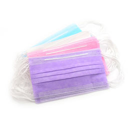 Biodegradable Disposable Face Mask Size 17.5 X 9.5cm With Adjustable Nose Wire