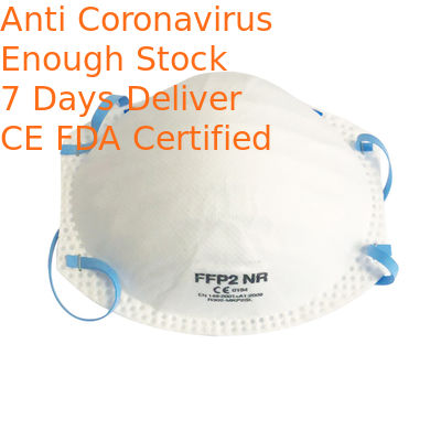 Head Wearing Disposable Dust Mask , Cupped Face Mask Absorption Odor