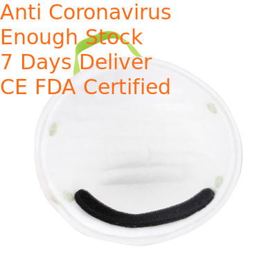 Green Colour Straps Ffp2 Cup Mask Effective Protection Against Fine Particulates