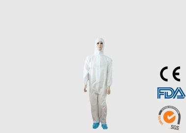 Çin Ön Fermuar Kapatma ile Çevre Dostu Tek Kullanımlık PPE Tulumlar Fabrika
